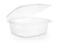 Barquette charnière PLA 24oz (680ml) Longueur 147 mm Largeur 165 mm Hauteur 65 mm
